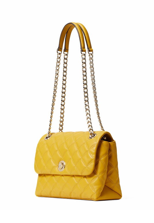 Kate Spade Natalia Medium Flap Shoulder Bag -Yellow