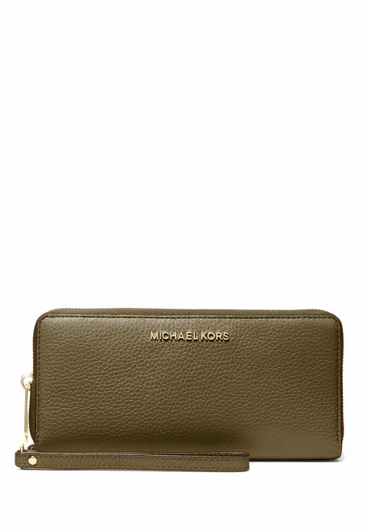 Michael Kors Jet Set Travel Large Pebbled Leather Wristlet - Duffle