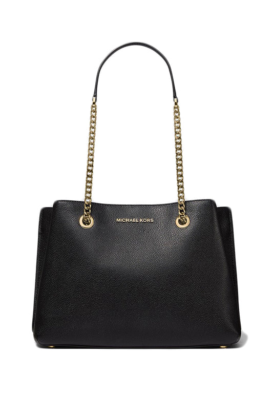 Michael Kors Large Teagan Satchel Bag - Black