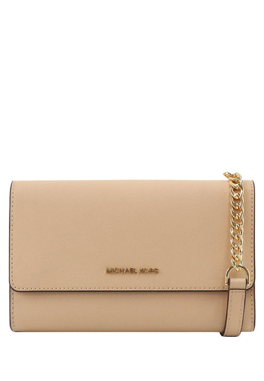 Michael Kors Saffiano Leather 3-In-1 Crossbody Bag - Beige