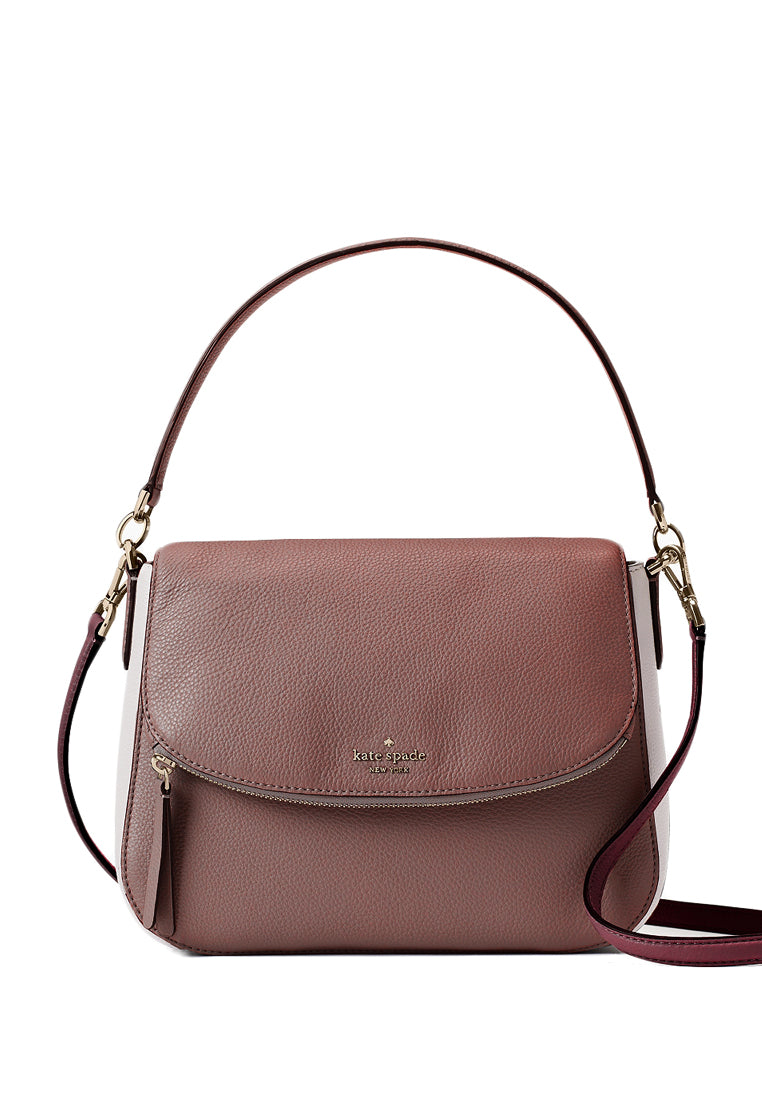 Kate Spade Jackson Medium Flap Shoulder Bag Neutral – Haute