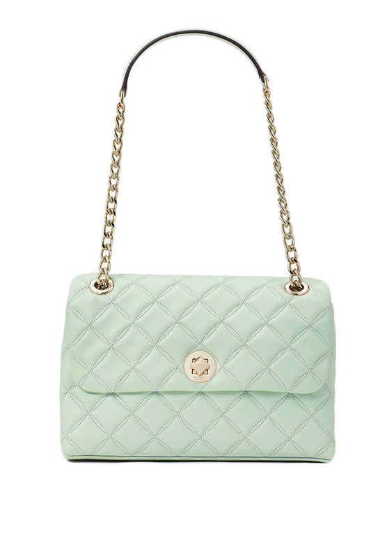 Kate Spade Natalia Medium Flap Shoulder Bag - Crystal Blue