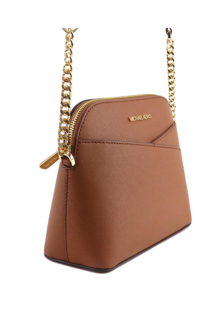 Michael Kors Jet Set Travel Medium Dome Crossbody Bag - Brown