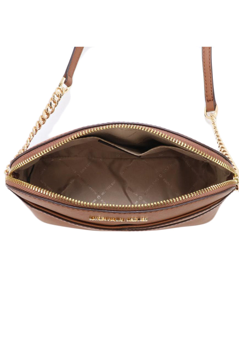 Michael Kors Jet Set Travel Medium Dome Crossbody Bag - Brown