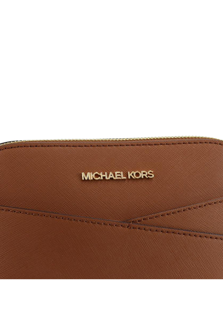 Michael Kors Jet Set Travel Medium Dome Crossbody Bag - Brown
