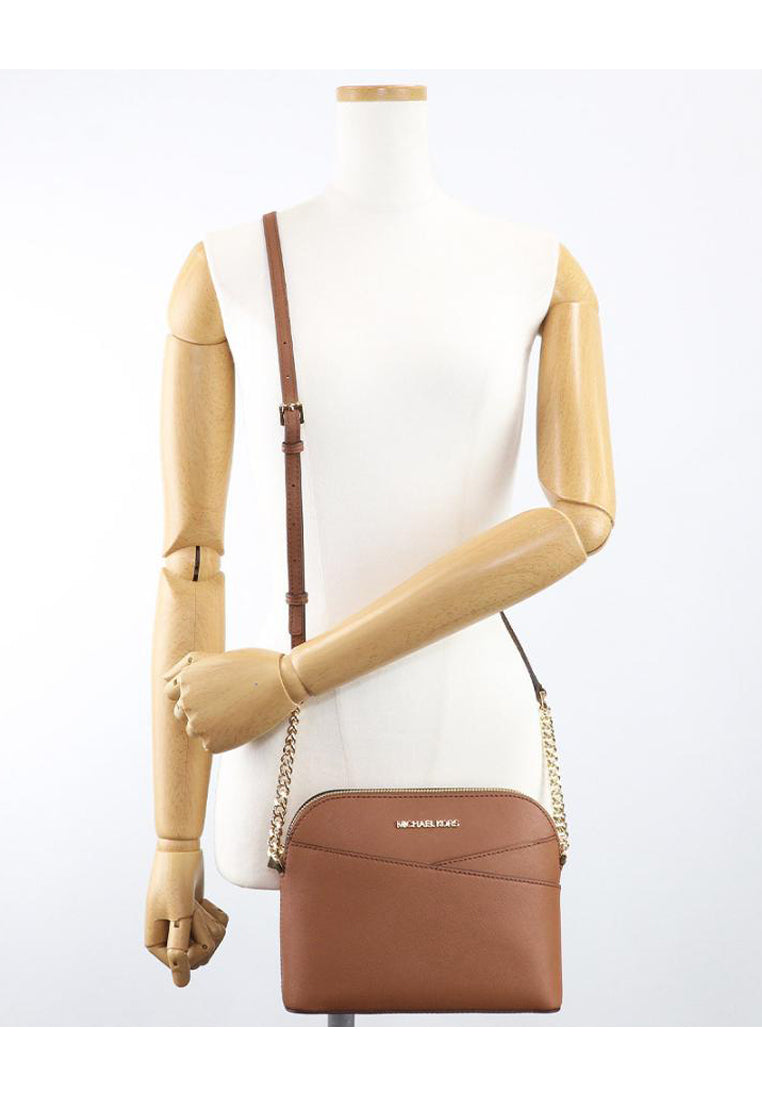 Michael Kors Jet Set Travel Medium Dome Crossbody Bag - Brown