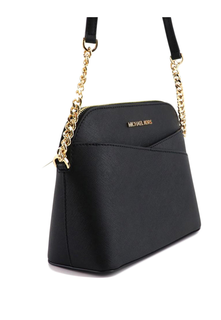Michael Kors Jet Set Travel Medium Dome Crossbody Bag - Black