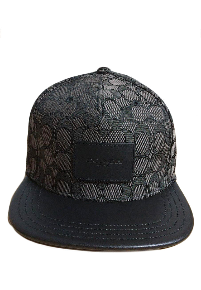 Baseball Cap Coach Hat Mens Coach Mens Signature Flat Brim Hat