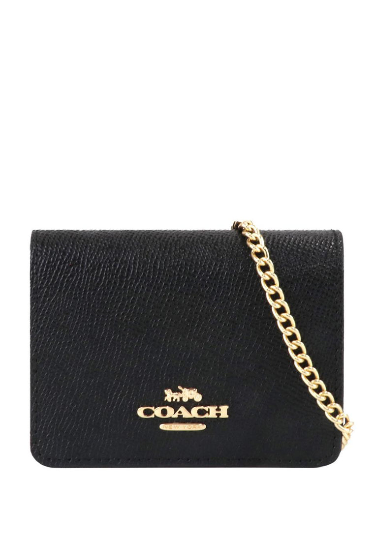 Coach Mini Wallet On Chain Black – Haute Style Malaysia