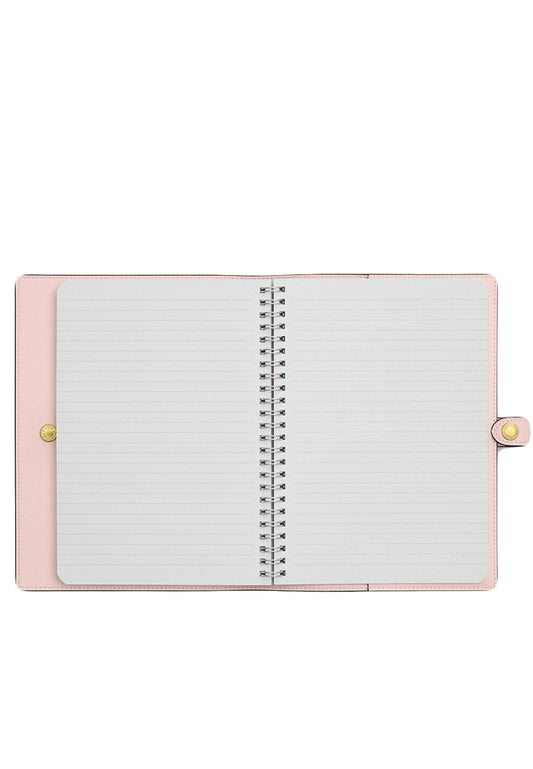 Coach Notebook With Rosette Print - Blush Multi