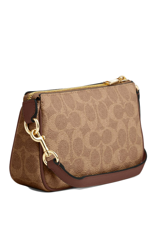 Coach Nolita 19 In Signature Canvas - Tan/Brown