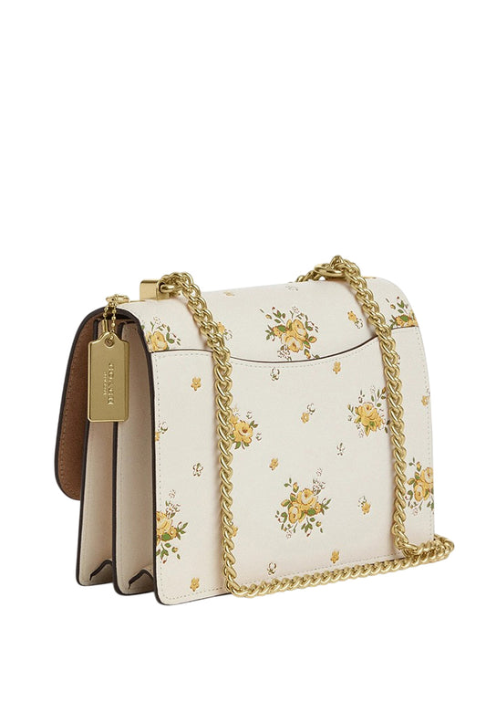 Coach Klare Crossbody Bag With Spring Blossom Print - White