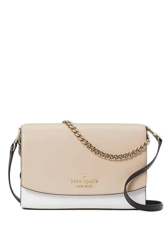 Kate Spade Carson Colorblock Crossbody Bag - Warm Beige