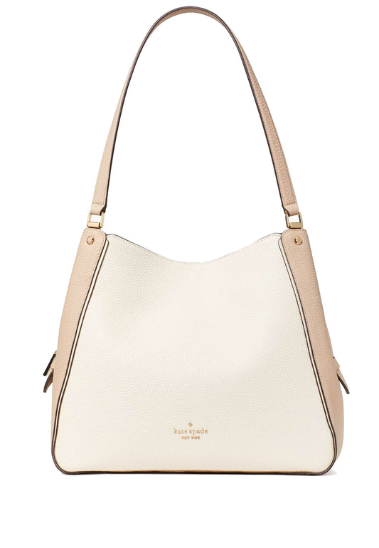 Kate Spade Leila Medium Triple Compartment Shoulder Bag - Warmbeige/Multi