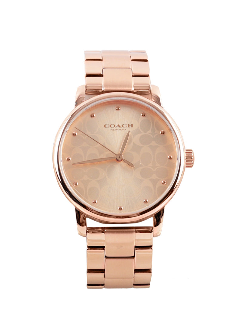 Coach Grand Ladies Watch (36mm)- Rose Gold – Haute Style Malaysia