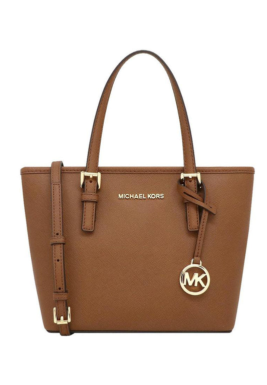 Michael Kors Jet Set Travel Extra-Small Top Zip Tote Bag - Brown