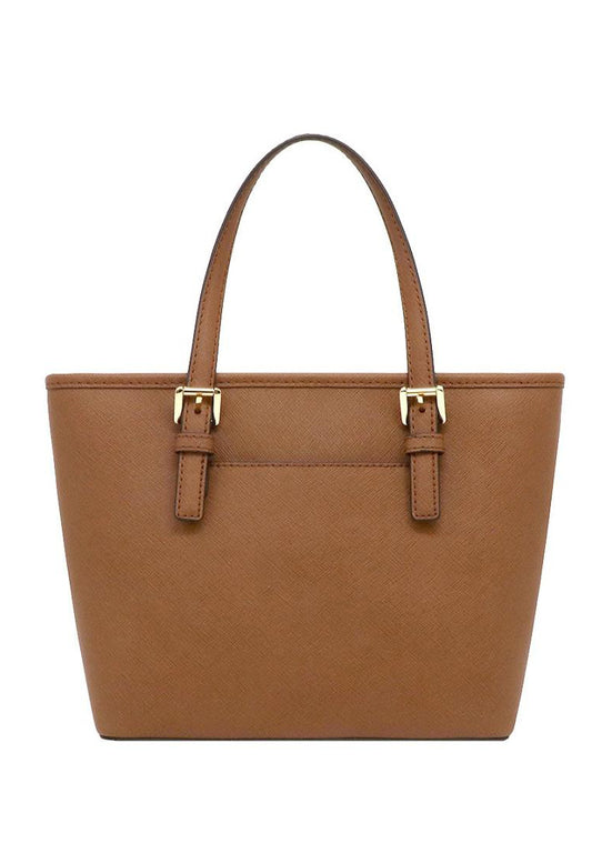 Michael Kors Jet Set Travel Extra-Small Top Zip Tote Bag - Brown