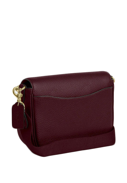 Coach Amelia Saddle Bag - Merlot
