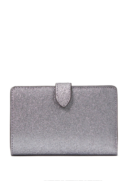 Kate Spade Kenzie Boxed Glitter Medium Compact Wallet - Candied Flower