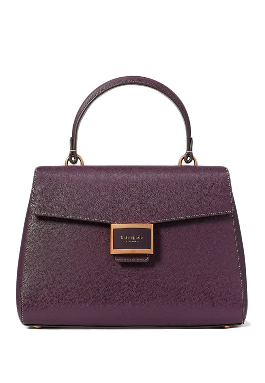 Kate Spade Katy Medium Top-handle Bag - Deep Purple