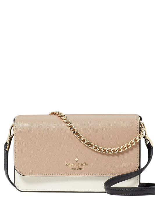 Kate Spade Madison Small Flap Crossbody - Toasted Hazelnut