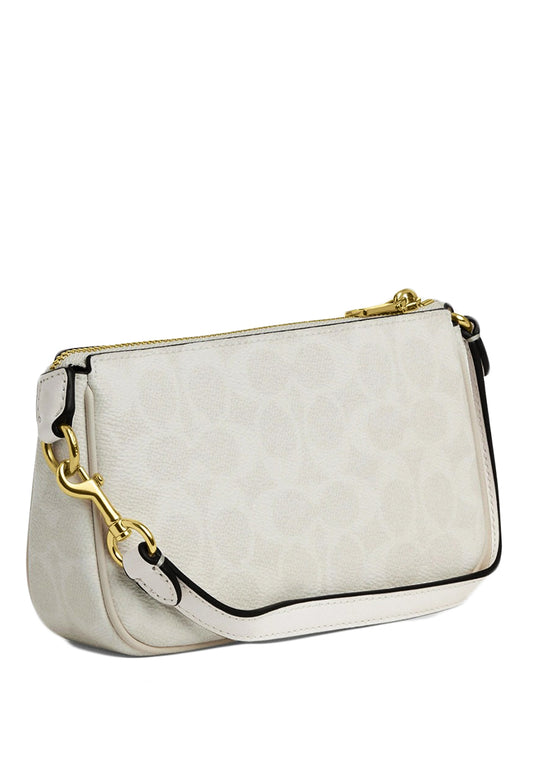 Coach Nolita 19 In Signature Canvas - White/Chalk