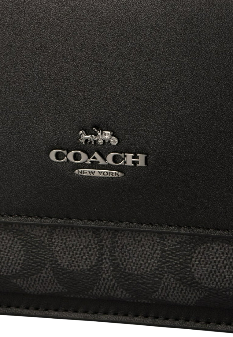 Coach Klare Crossbody Bag In Signature Canvas - Charcoal/Black