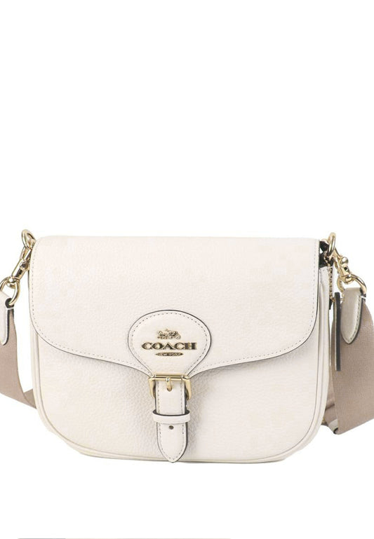 Coach Amelia Saddle Bag - White