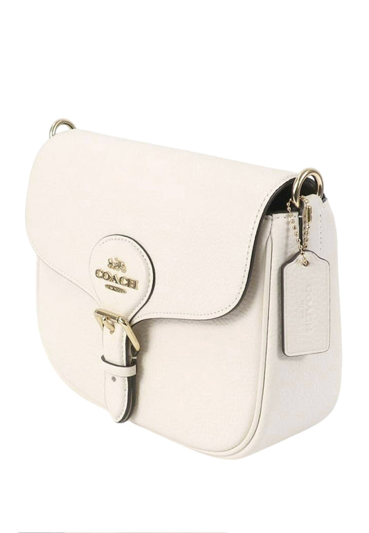 Coach Amelia Saddle Bag - White