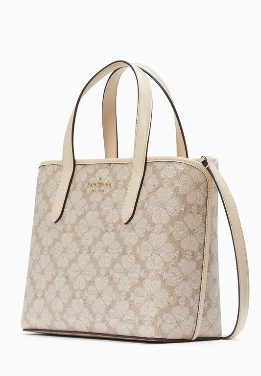 Kate Spade Spade Flower Small Tote - Dark Beige