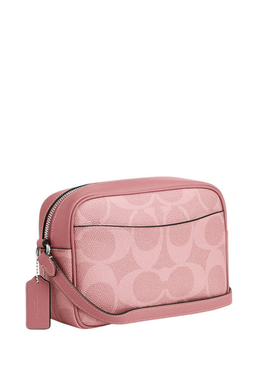 Coach Jamie Camera Bag In Maxi Signature Canvas - Dusty Pink