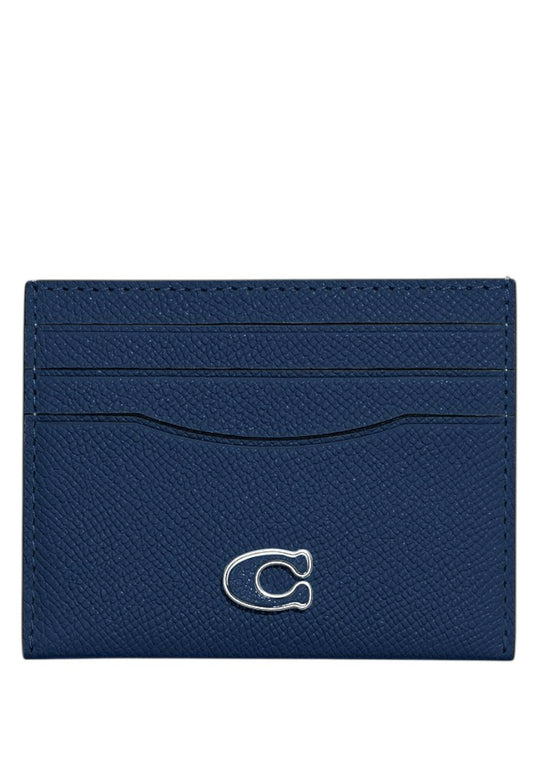 Coach Mens Card Case - Deep Blue