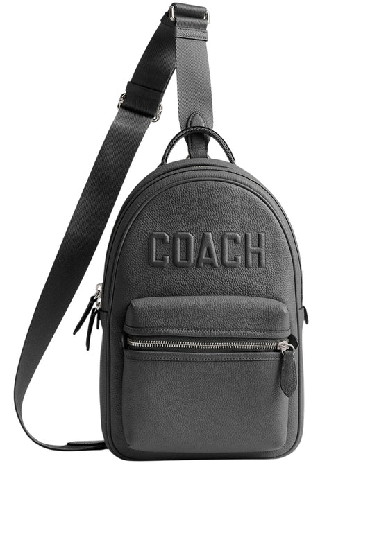 Coach Mens Charter Pack With Coach Graphic - Grey
