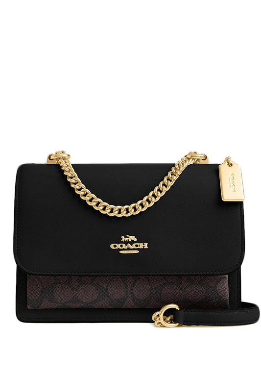 Coach Klare Crossbody Bag In Signature Canvas - Walnut/Black