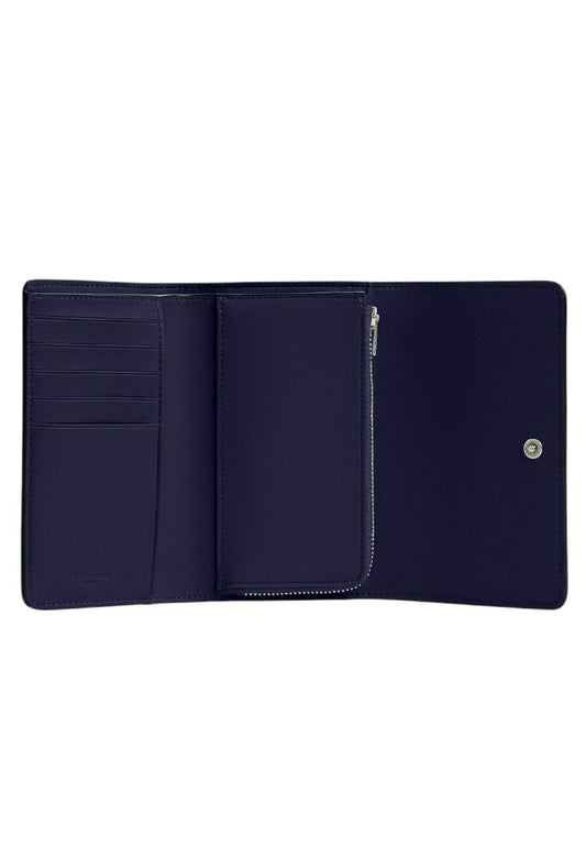 Coach Essential Medium Flap Wallet - Navy