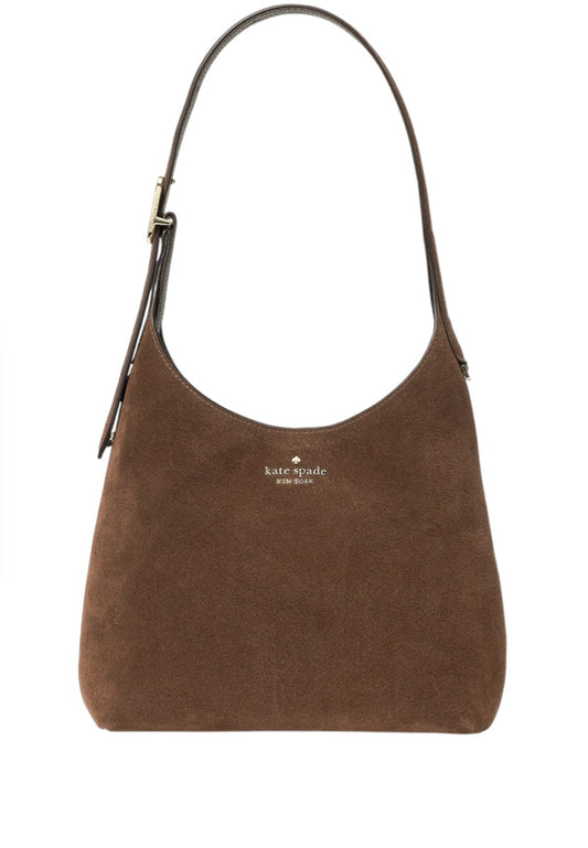 Kate Spade 454 Suede Small Shoulder Bag - Hot Fudge