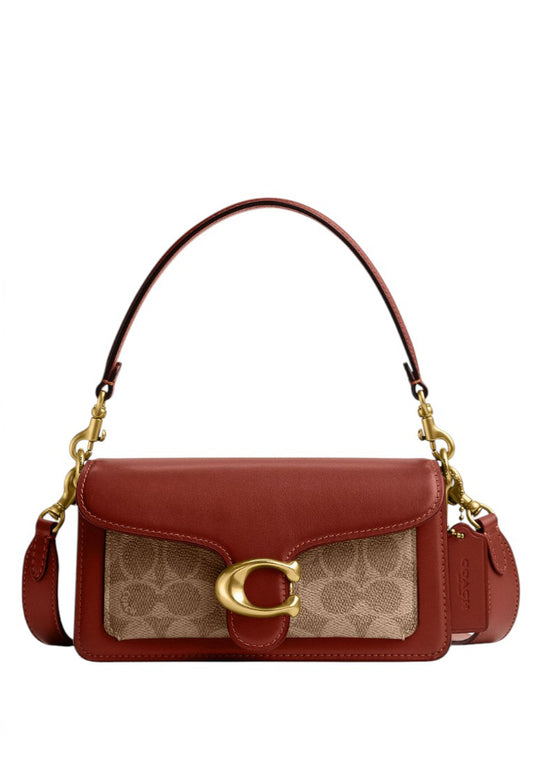 Coach Tabby Shoulder Bag 20 In Signature Canvas - Brown