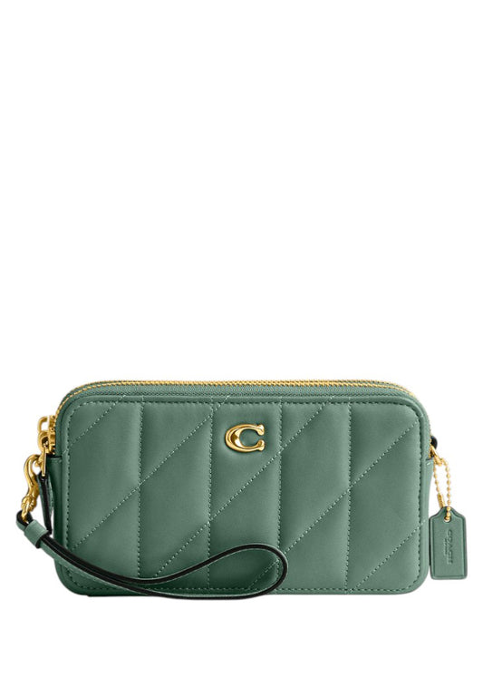 Coach Kira Crossbody Bag With Pillow Quilting - Turquoise Green