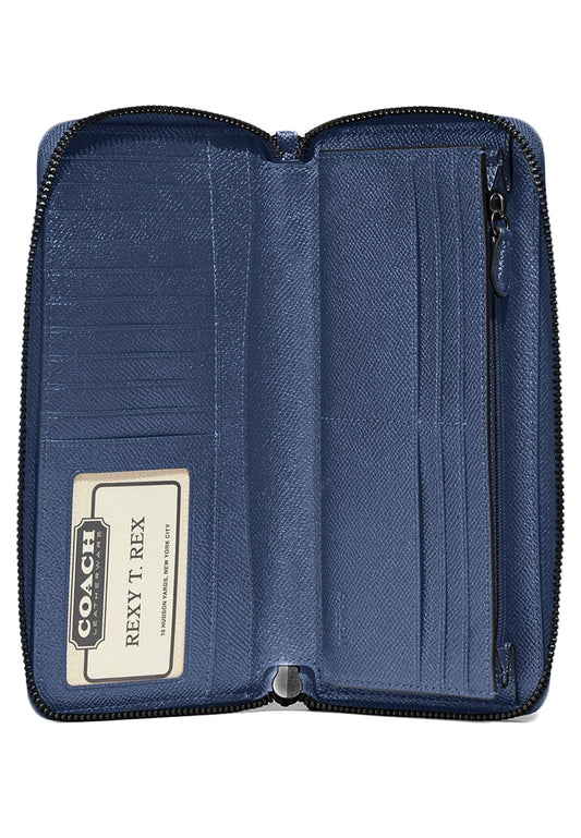 Coach Continental Wallet - Denim