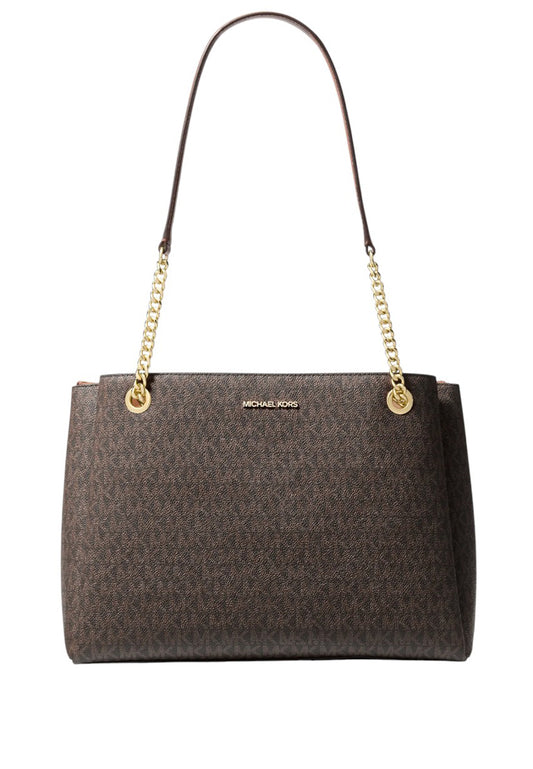 Michael Kors Soho Medium Signature Logo Tote Bag - Brown
