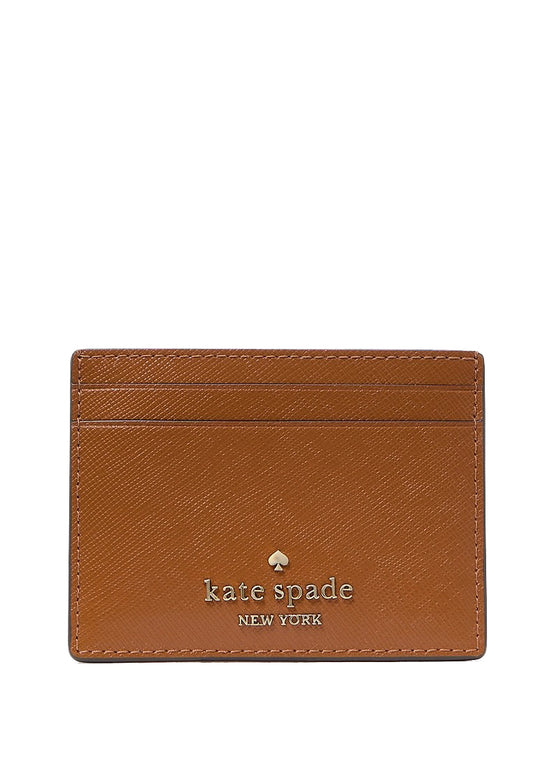 Kate Spade Madison Small Slim Card Holder - Brown