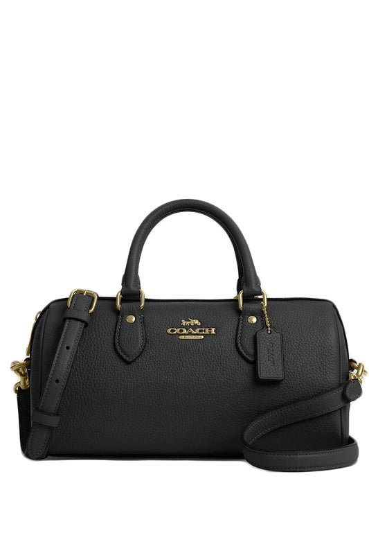 Coach Rowan Long Satchel Bag - Black