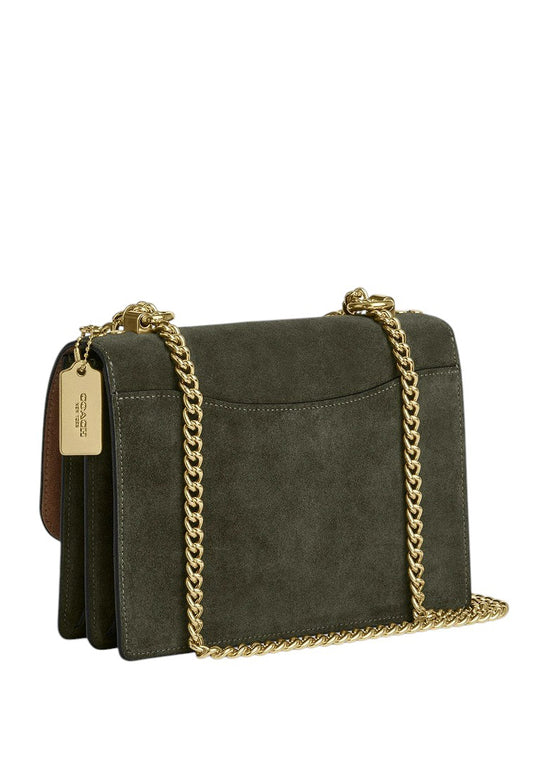 Coach Klare Crossbody Bag In Signature Canvas - Army Green/Tan