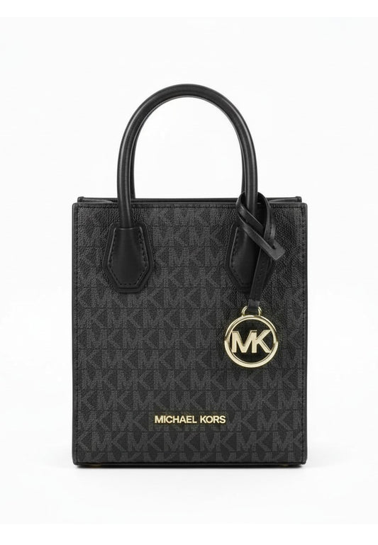 Michael Kors Mercer Extra-Small Signature Crossbody Bag - Black