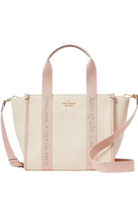 Kate Spade Kip Canvas Small Tote - Rose Smoke