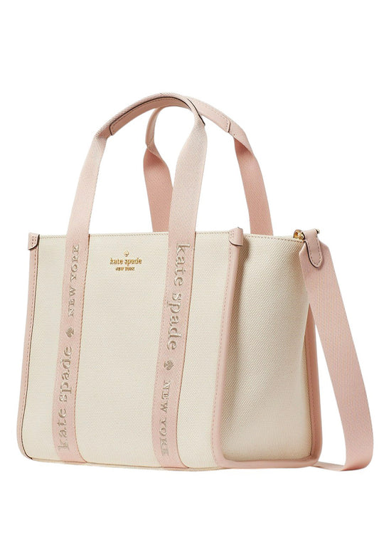 Kate Spade Kip Canvas Small Tote - Rose Smoke
