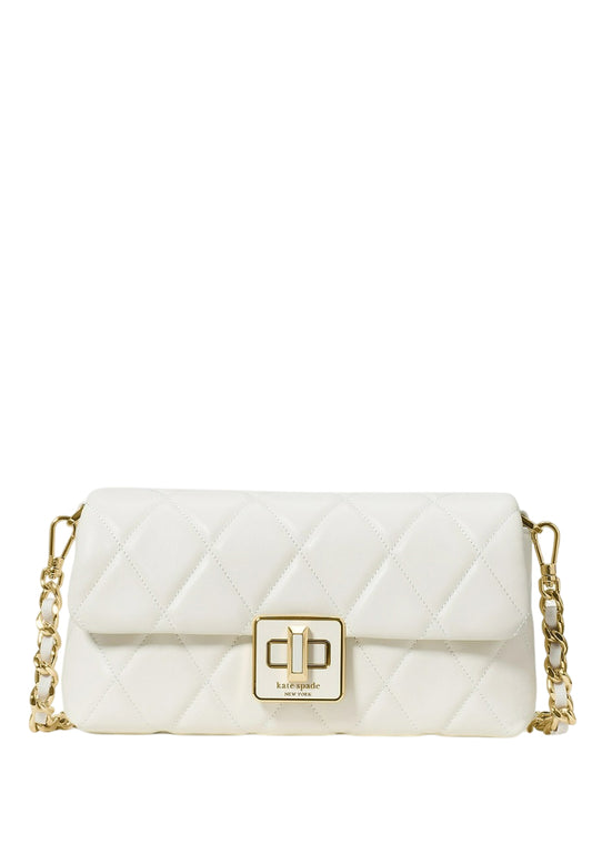 Kate Spade Carey Quilted Mini Crossbody - Meringue White