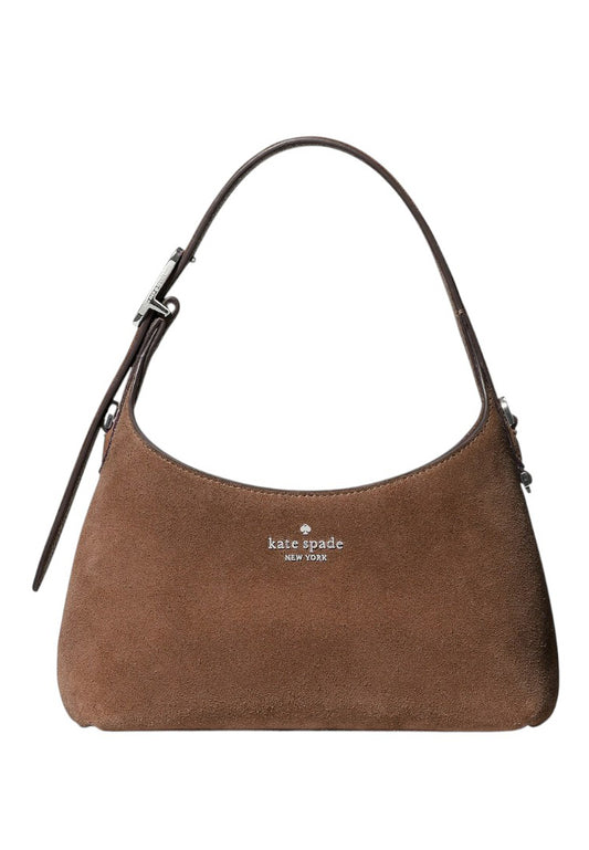 Kate Spade 454 Suede Mini Crossbody - Hot Fudge