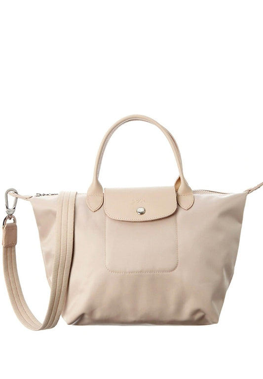 LONGCHAMP Le Pliage Neo Medium Top Handle Handbag - Cream Beige