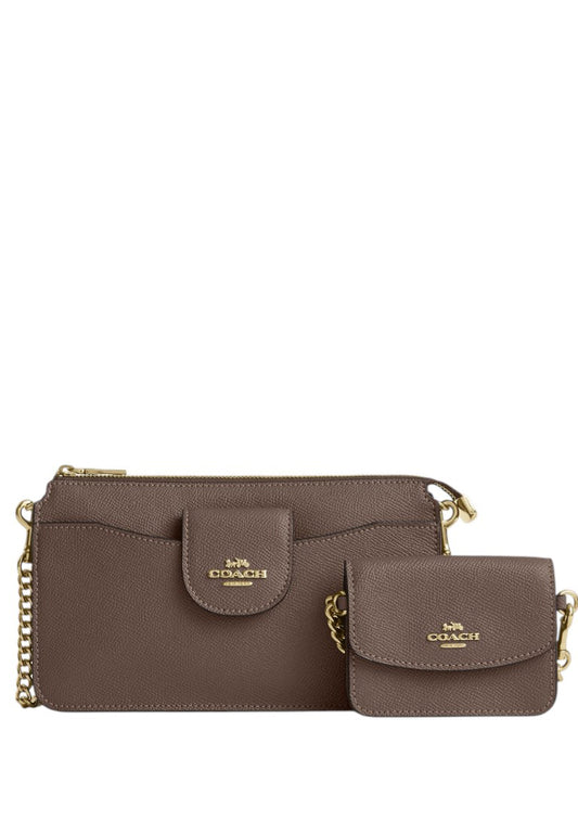 Coach Poppy Crossbody Bag - Dark Stone